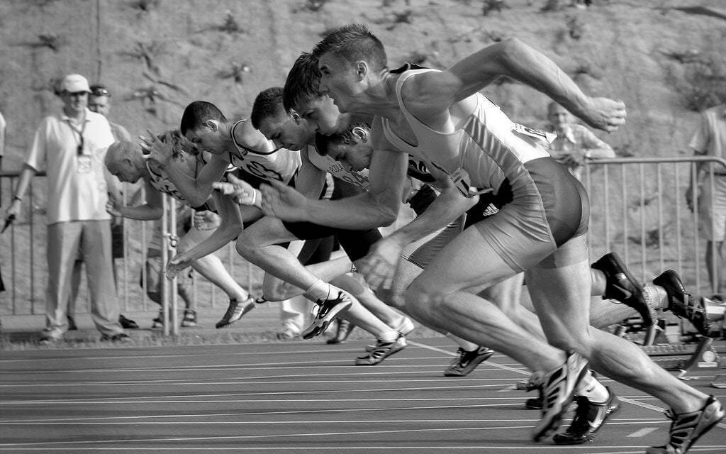 athletes black and white black and white
