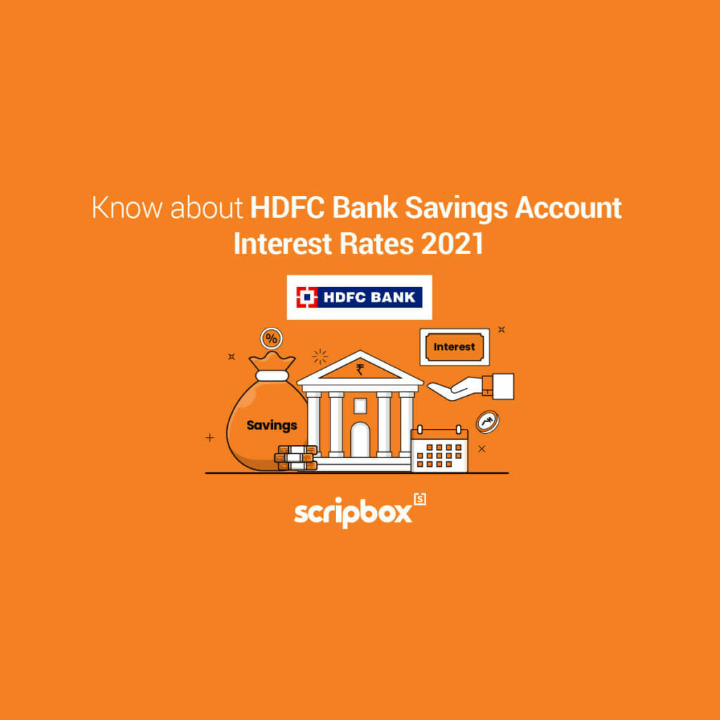 hdfc savings account interest rate