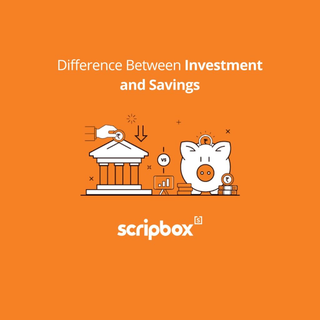 difference between investment and savings