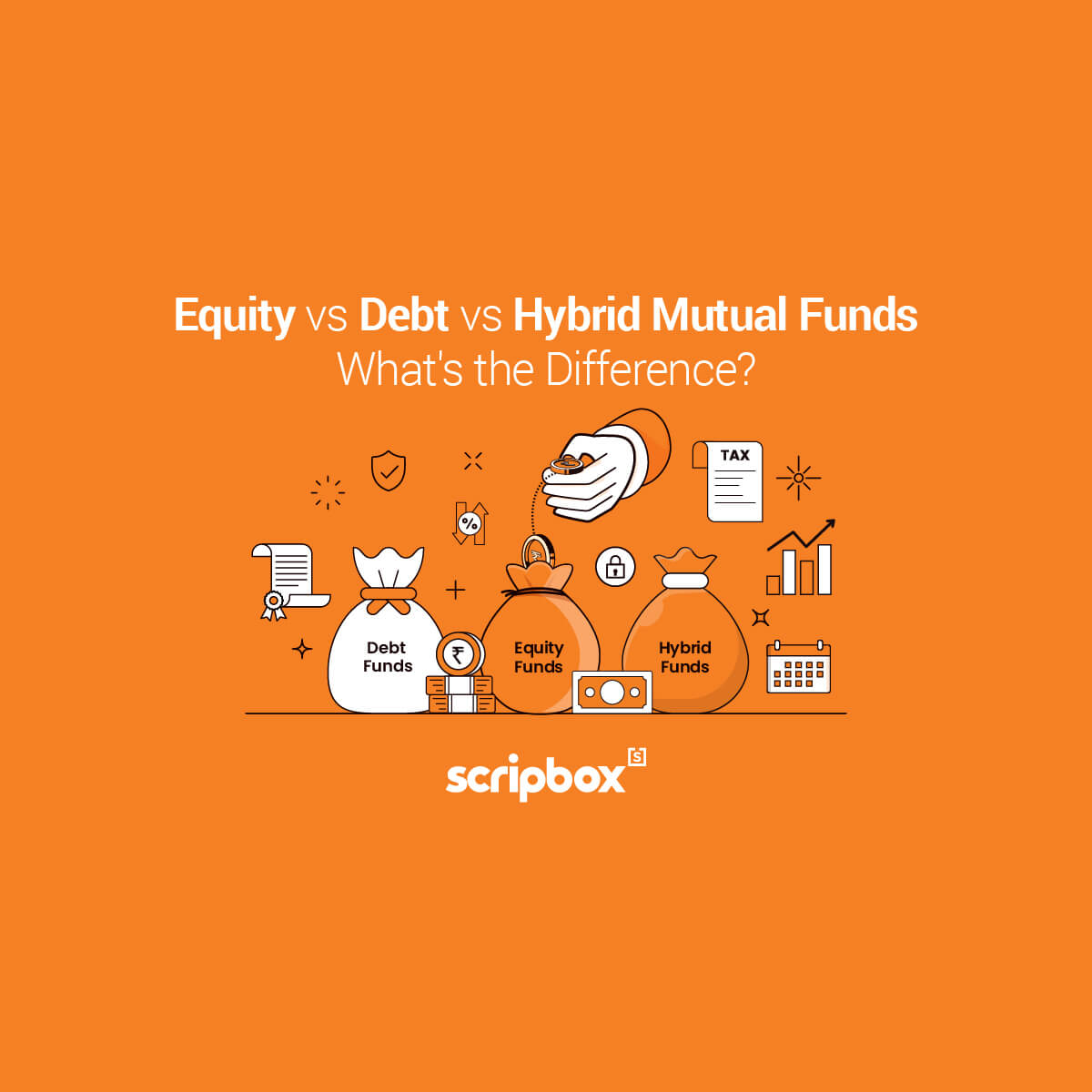equity vs debt vs hybrid mutual funds