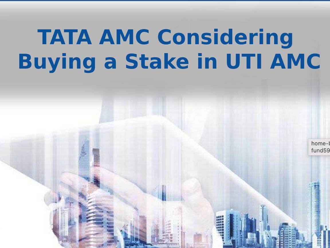 Tata mutual fund buying stakes in uti amc