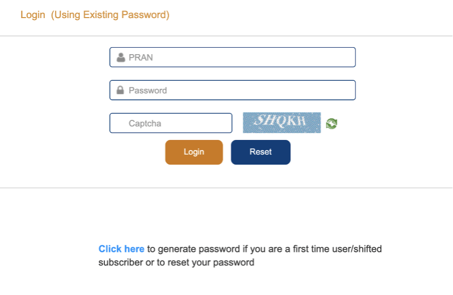 karvy password reset