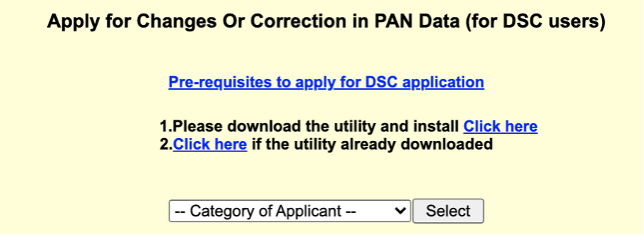 nsdl apply corrections for pan