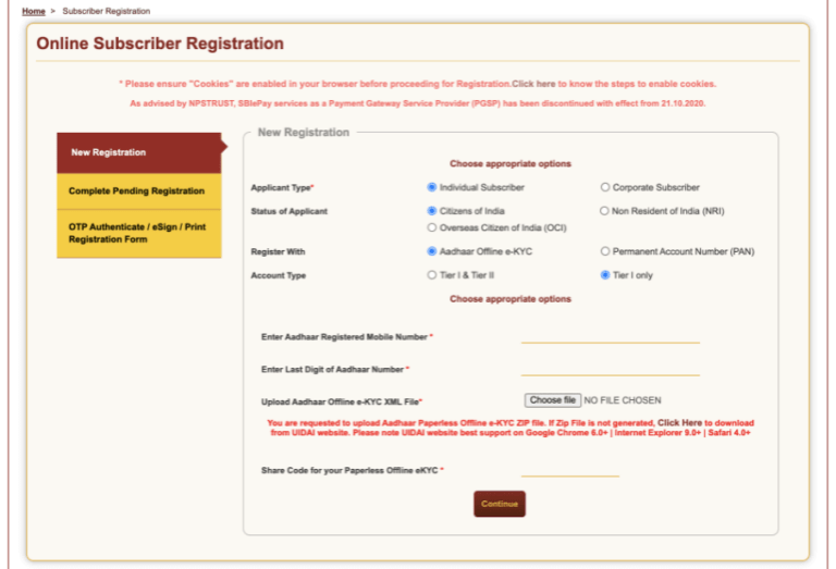NPS Login Registration, Login, and Password Reset Procedure